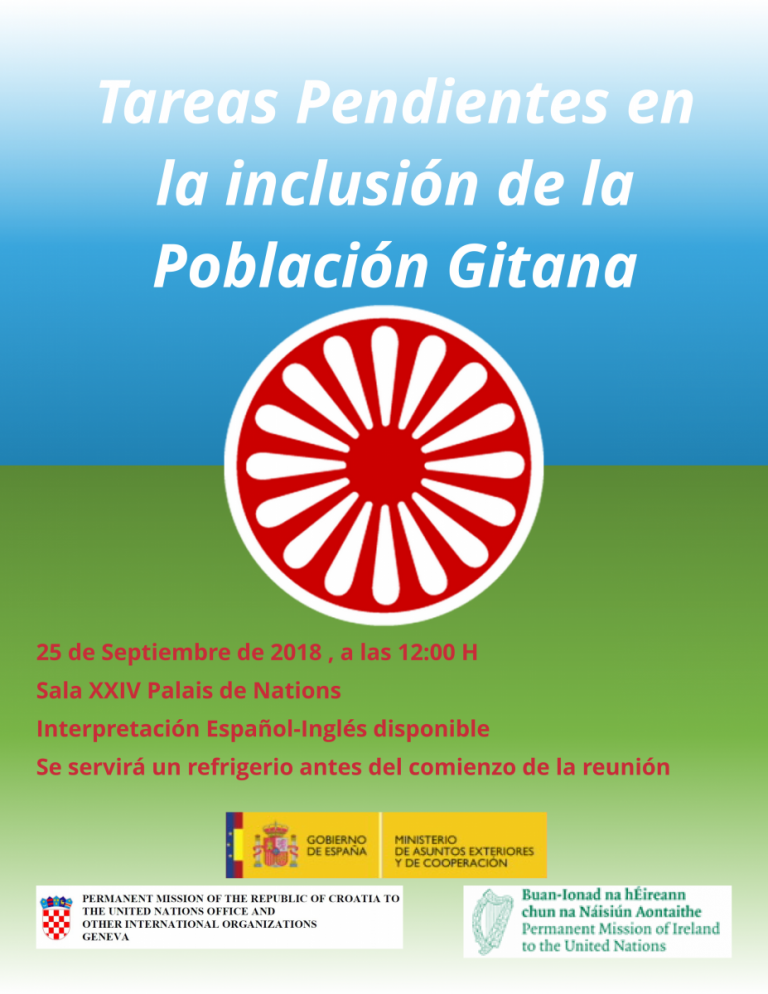 El Consejo Estatal del Pueblo Gitano participa en un encuentro de Naciones Unidas sobre la inclusión de la población gitana