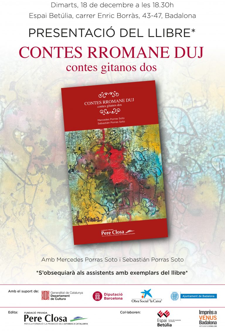 La Fundación Pere Closa presenta el libro ‘Contes Rromane Duj’
