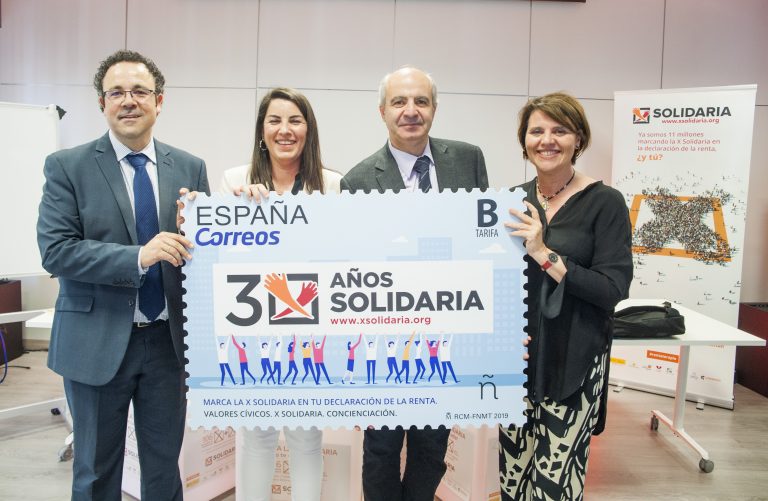CORREOS dedica un sello conmemorativo al 30 aniversario de la X Solidaria