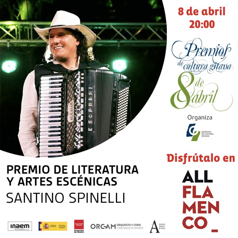 Los Premios de Cultura Gitana 8 de abril se podrán seguir en streaming a través del canal All Flamenco