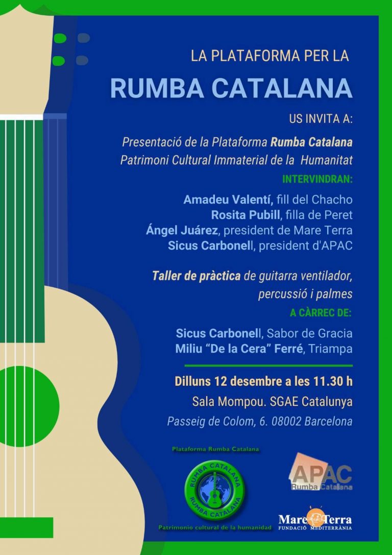 Presentación de la Plataforma por la Rumba Catalana