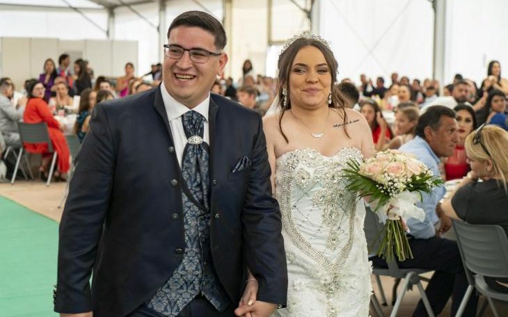 Lucía y Daniel: protagonistas de una boda gitana con casi 1.000 invitados