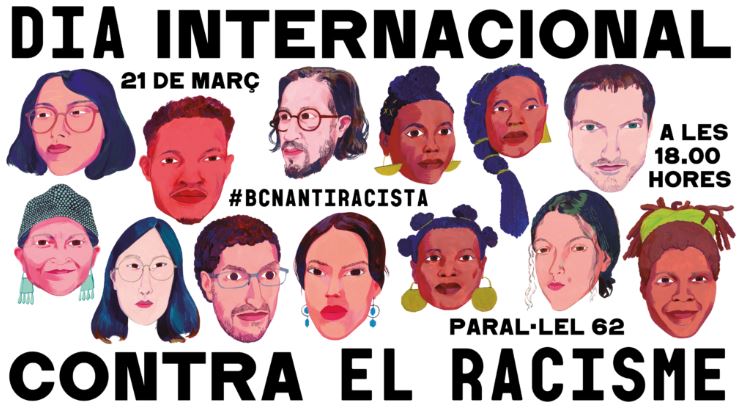 Agenda oficial del día internacional contra el racismo en Barcelona